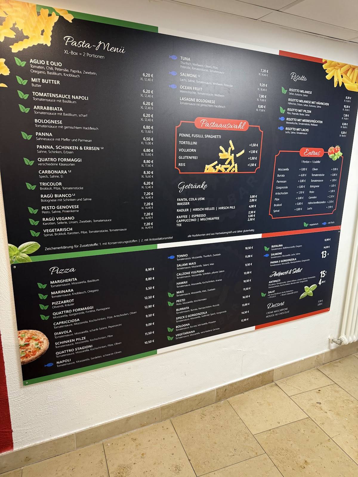 Vulpiani Pastabar Pizzeria меню