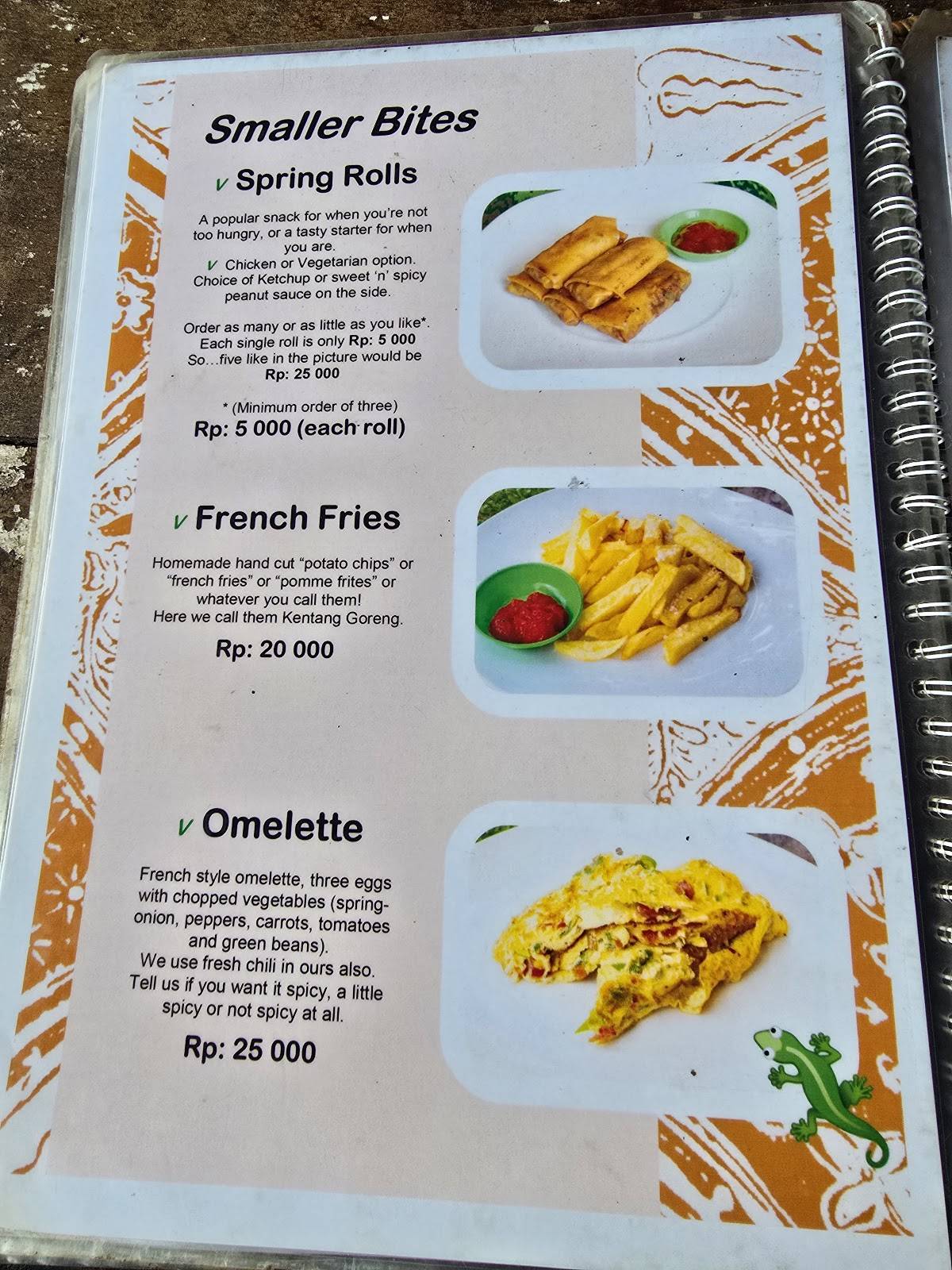 Warung Rama меню