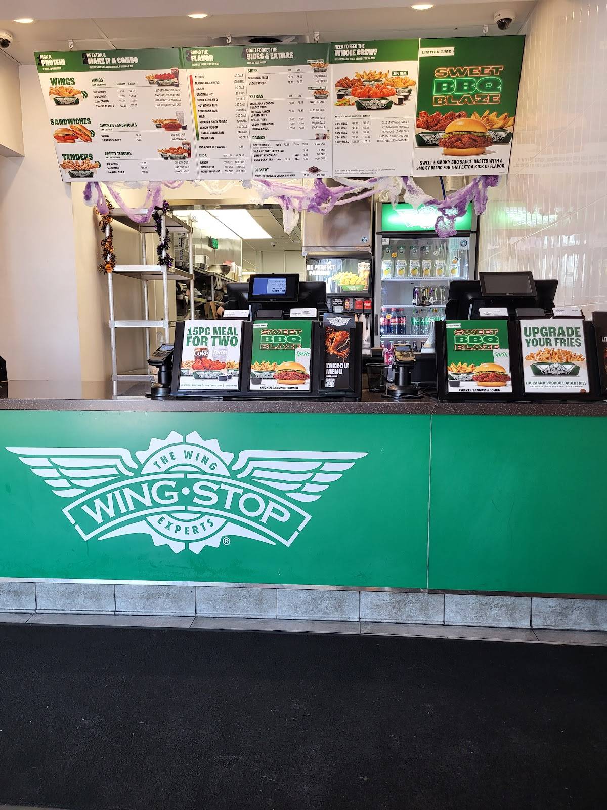 Wingstop меню