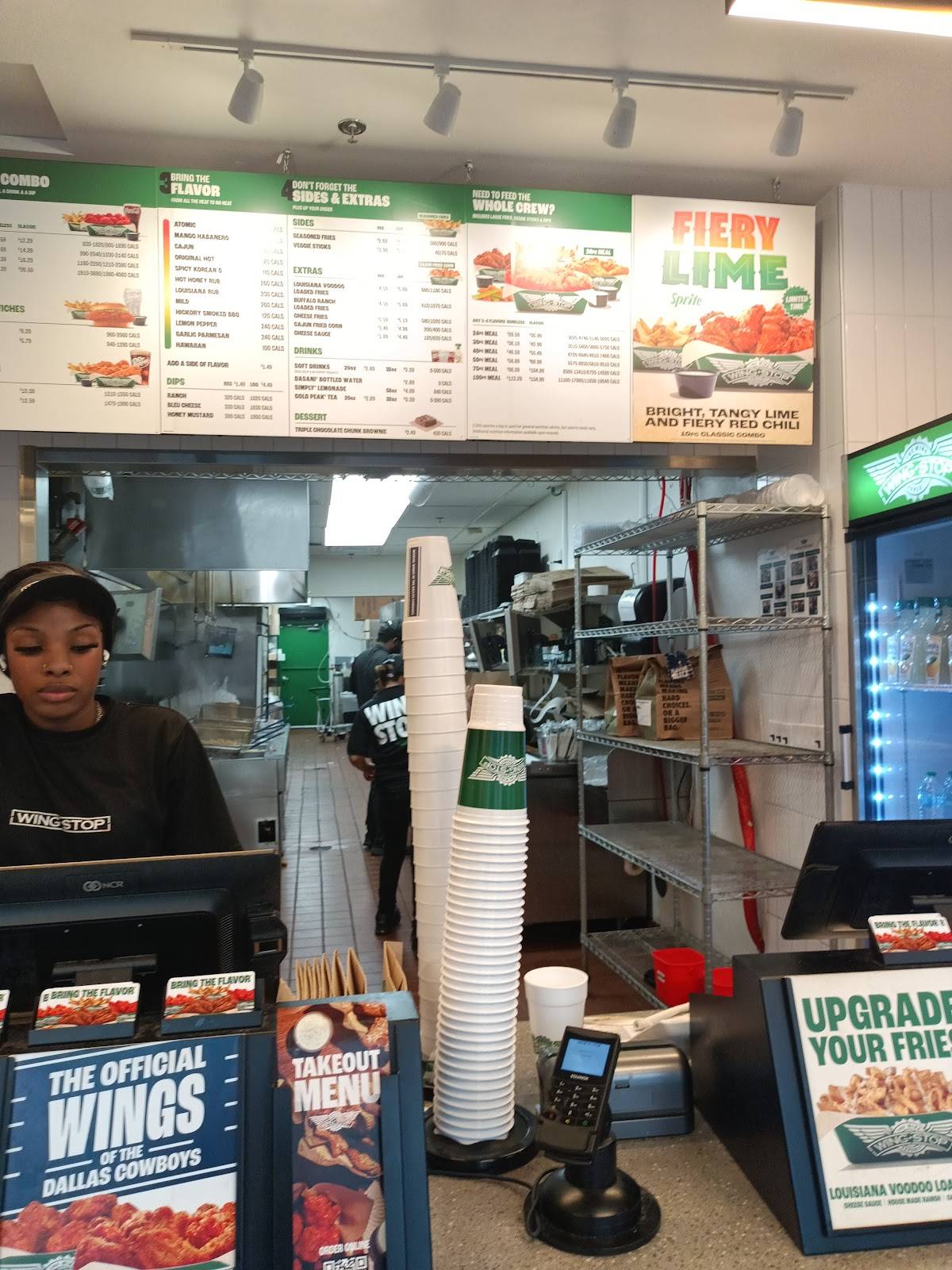 Wingstop меню