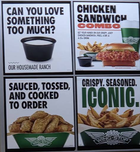 Wingstop меню