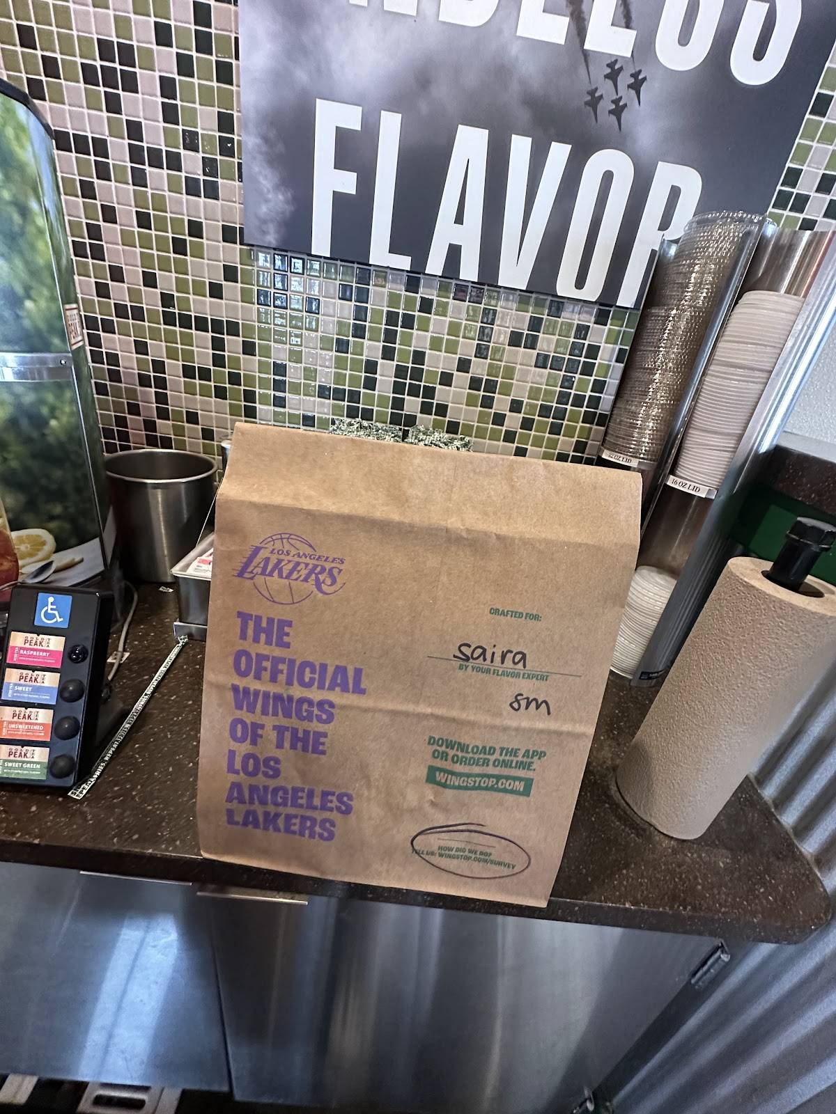 Wingstop меню