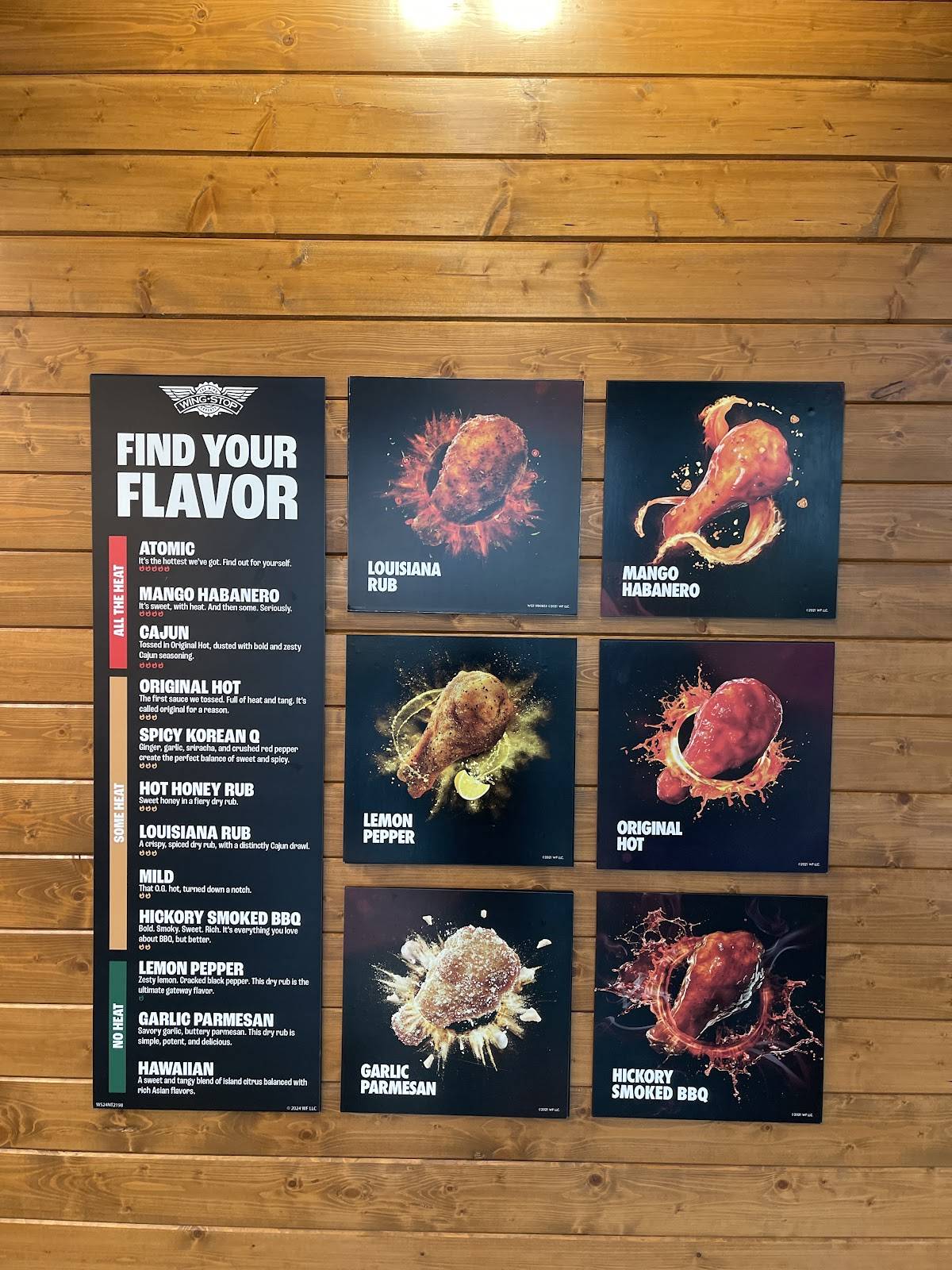 Wingstop меню