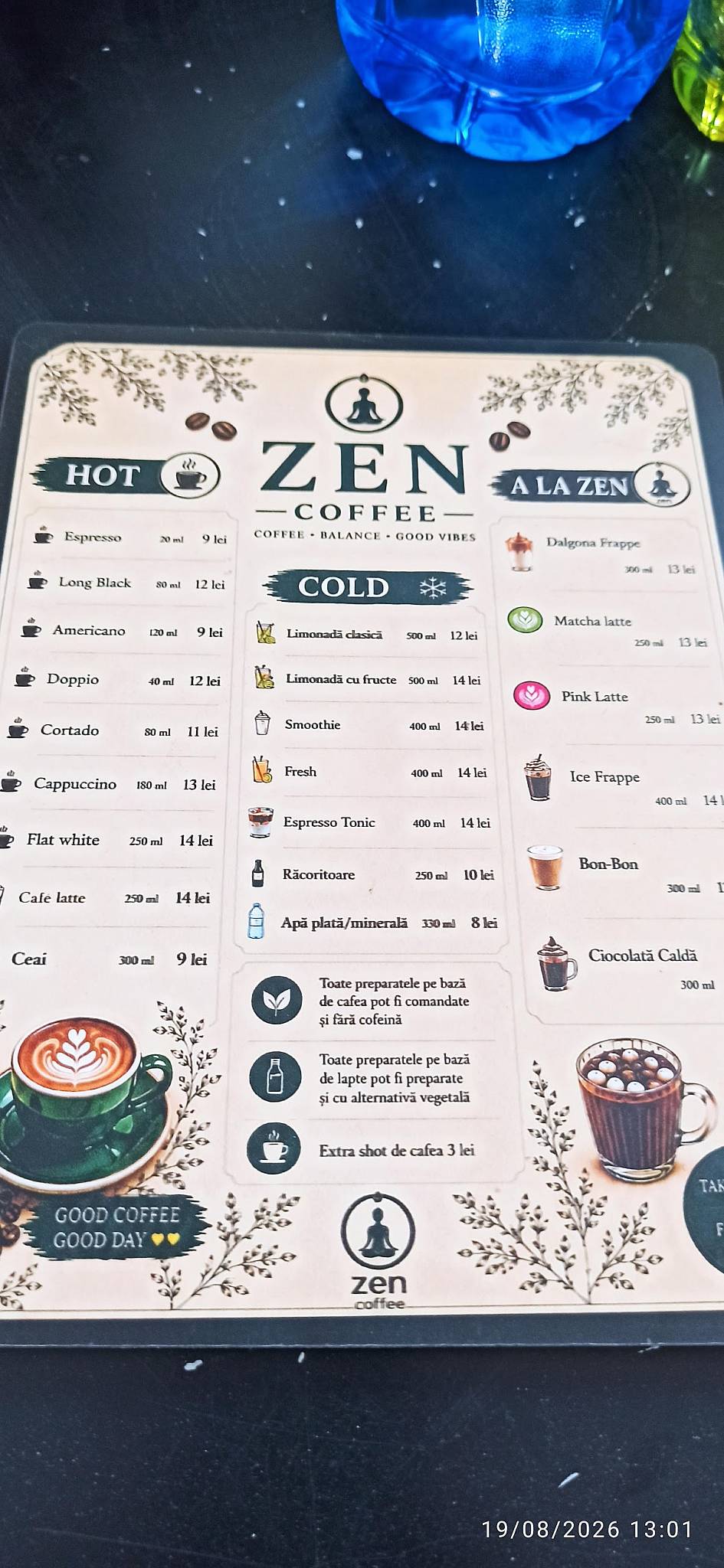 Zen Coffee Sebes меню