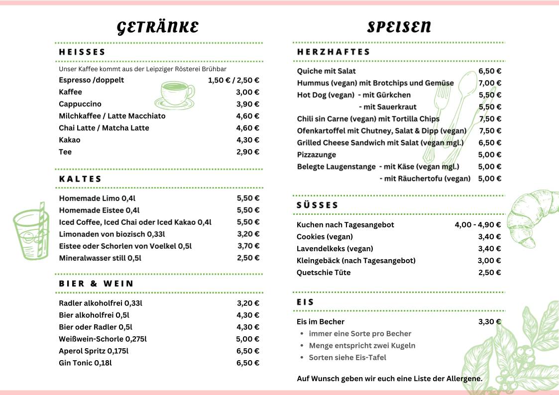ZierlichManierlich меню