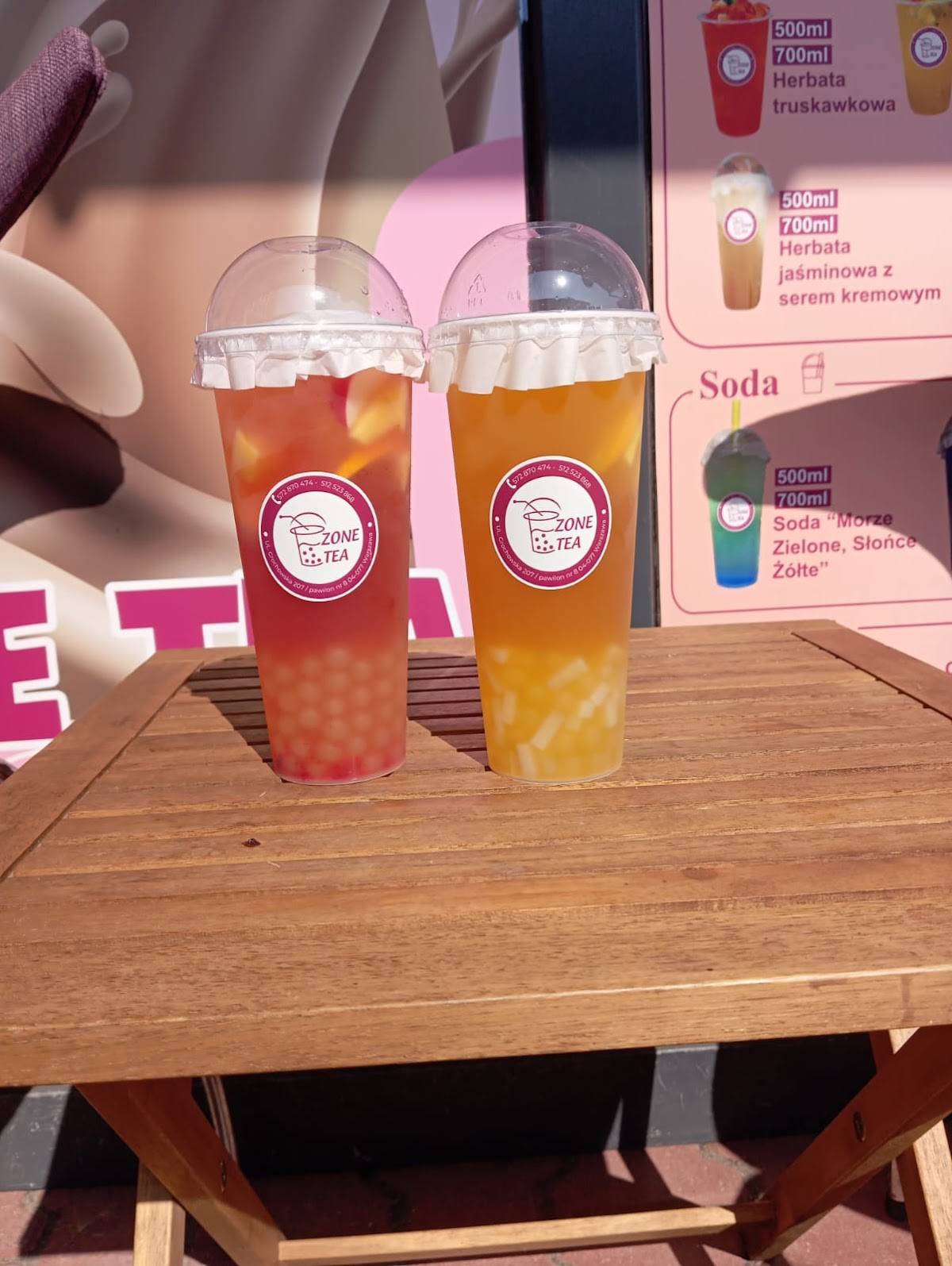 Zone Tea меню