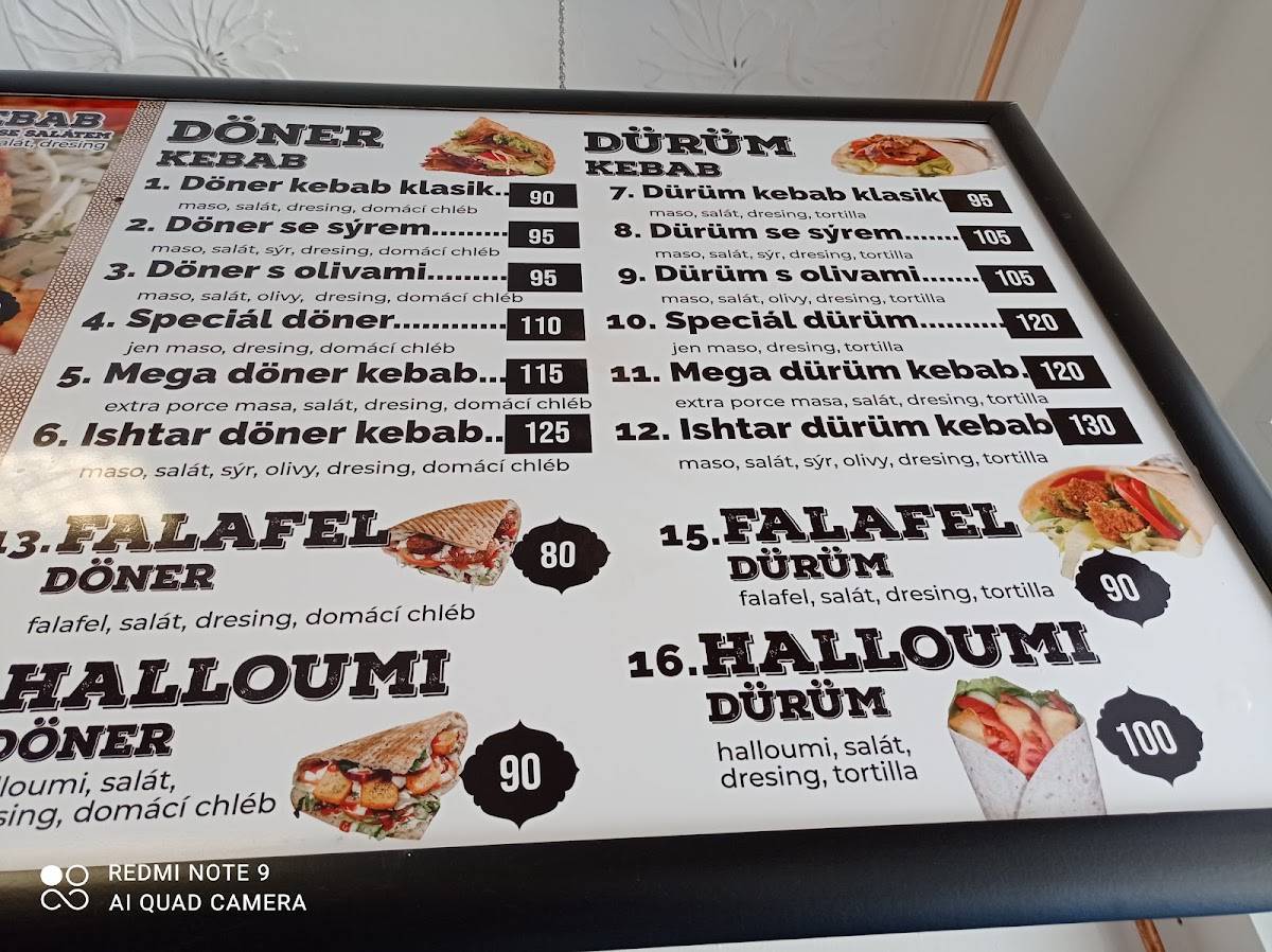 IŠTAR FAST FOOD меню