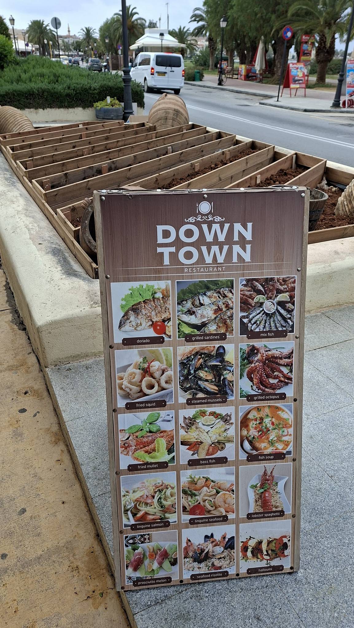 down town restaurant меню