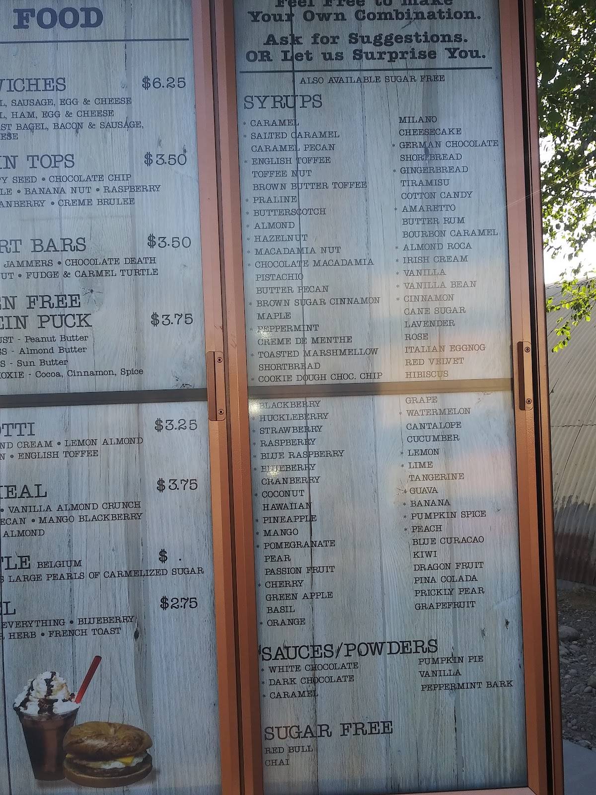 fuel. coffee stand меню