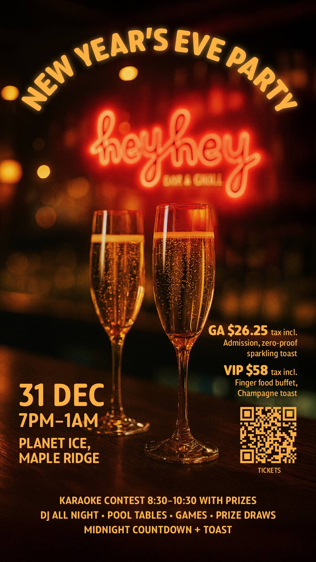 heyhey Bar & Grill меню