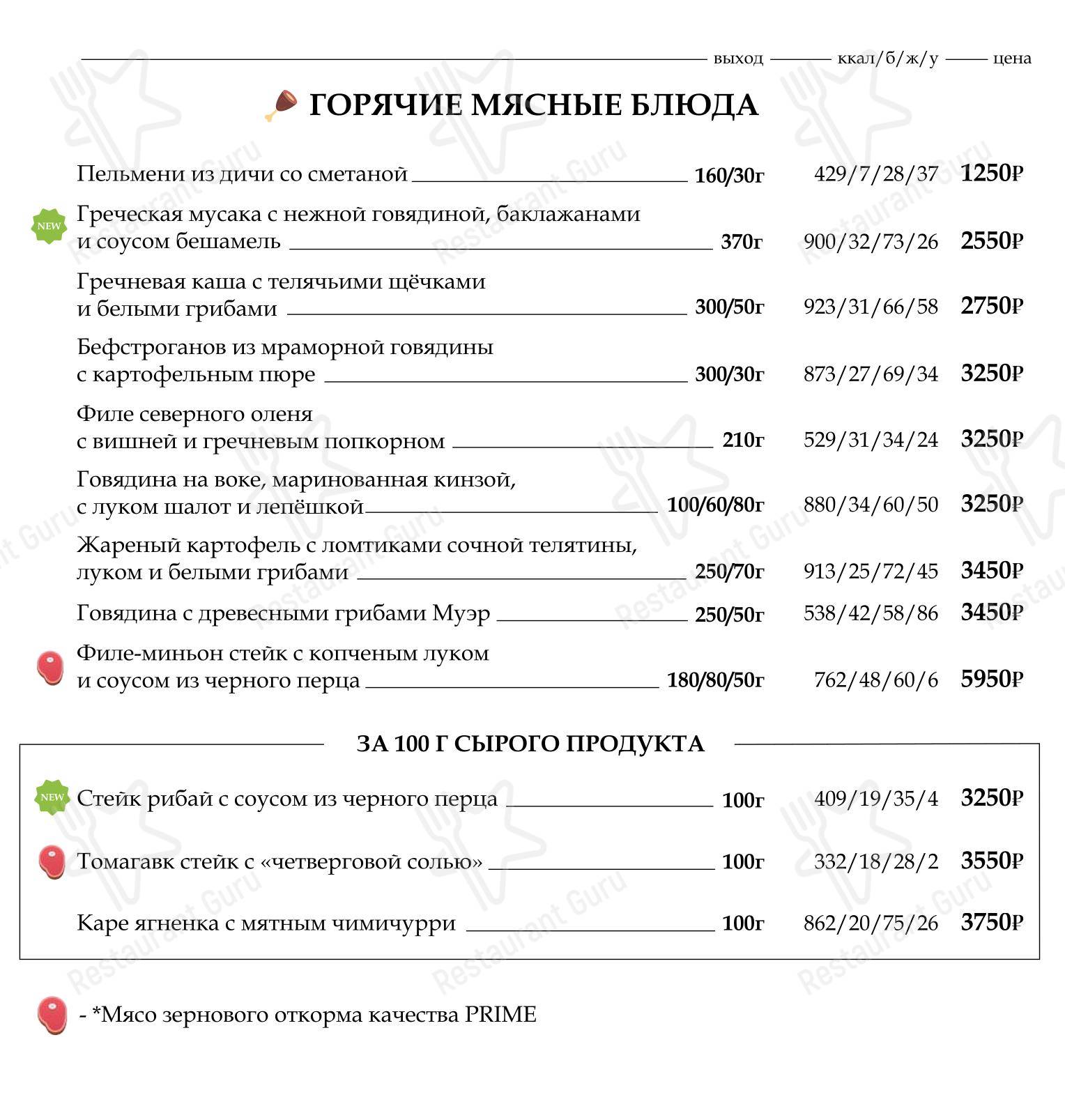 Коктейльная карта ресторана BambooBar