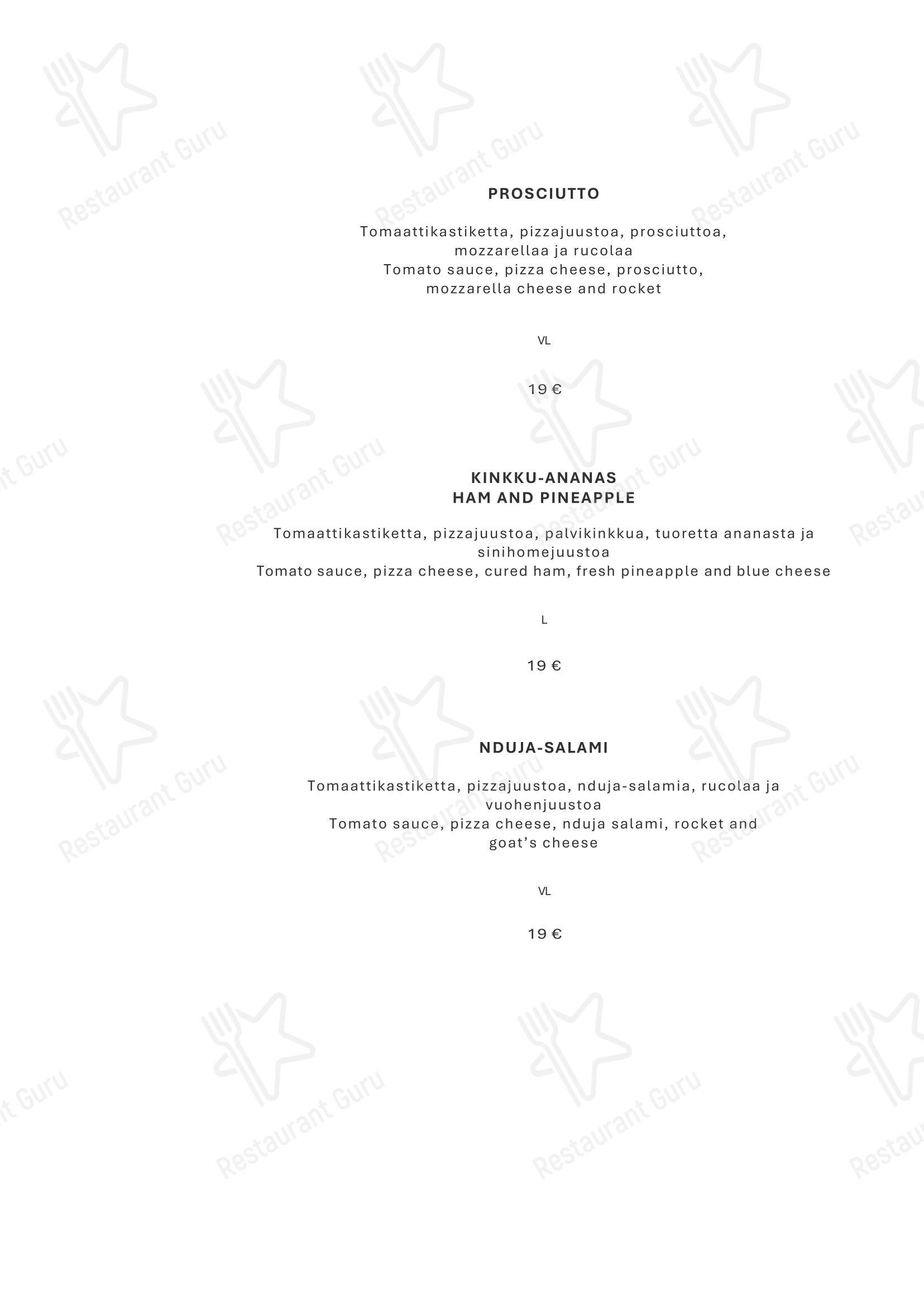 Takka Restaurant в Муонио - Меню напитков