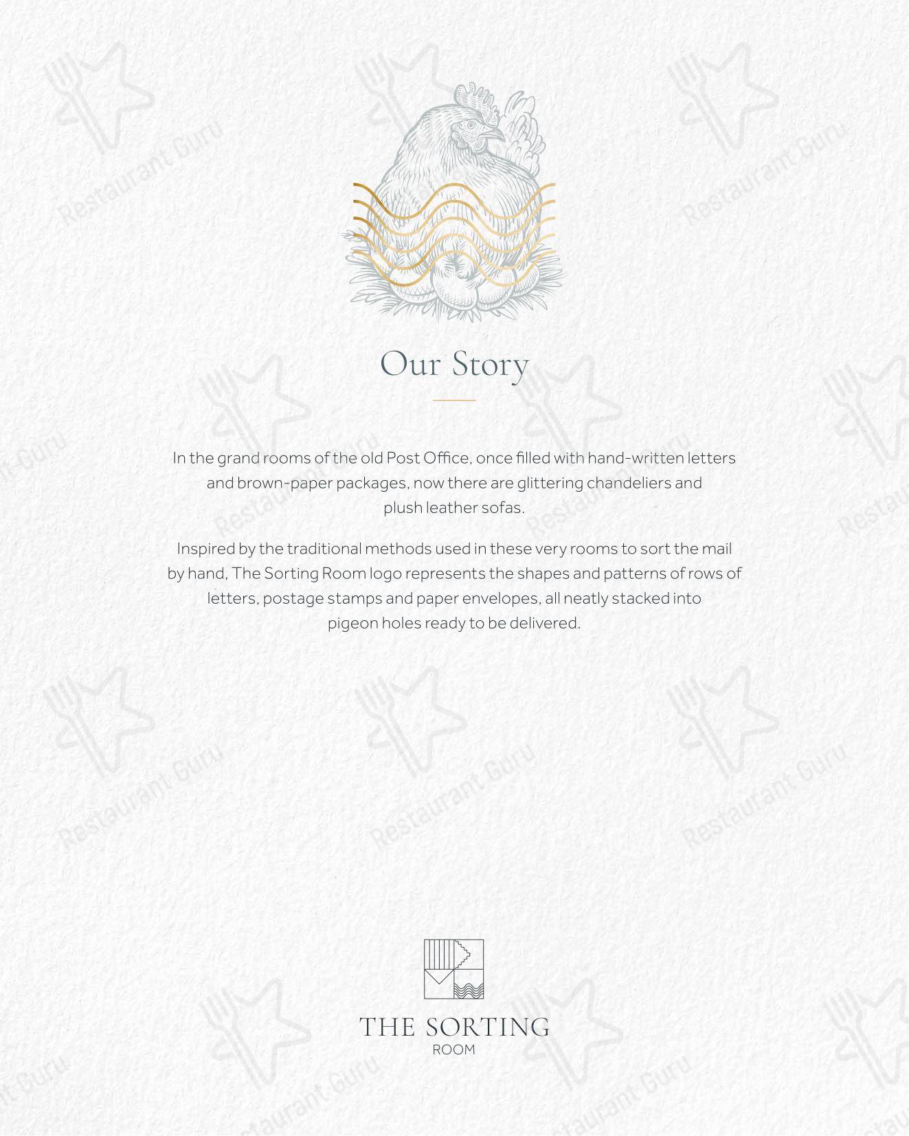 Boronia Catering Menu Pack ресторана The Sorting Room Restaurant в Кардифф