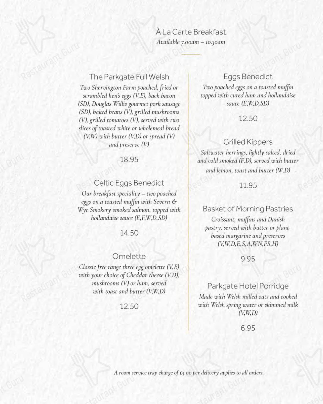 Меню ресторана The Sorting Room Restaurant - OUR CATERING MENU