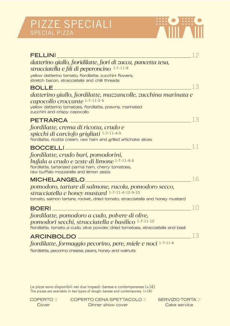 ALTÒRmare меню