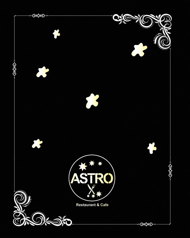ASTRO Restaurant & Cafe меню