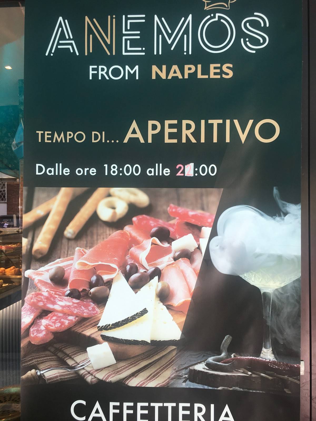 Anemos from Naples меню
