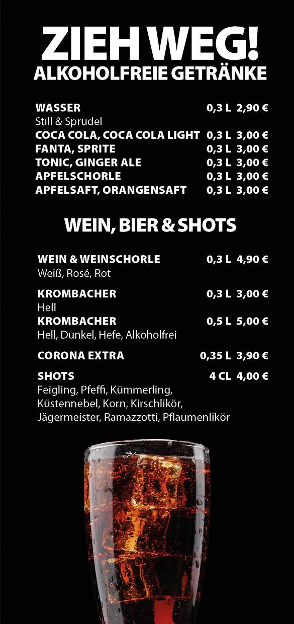 Ankerbar GmbH меню