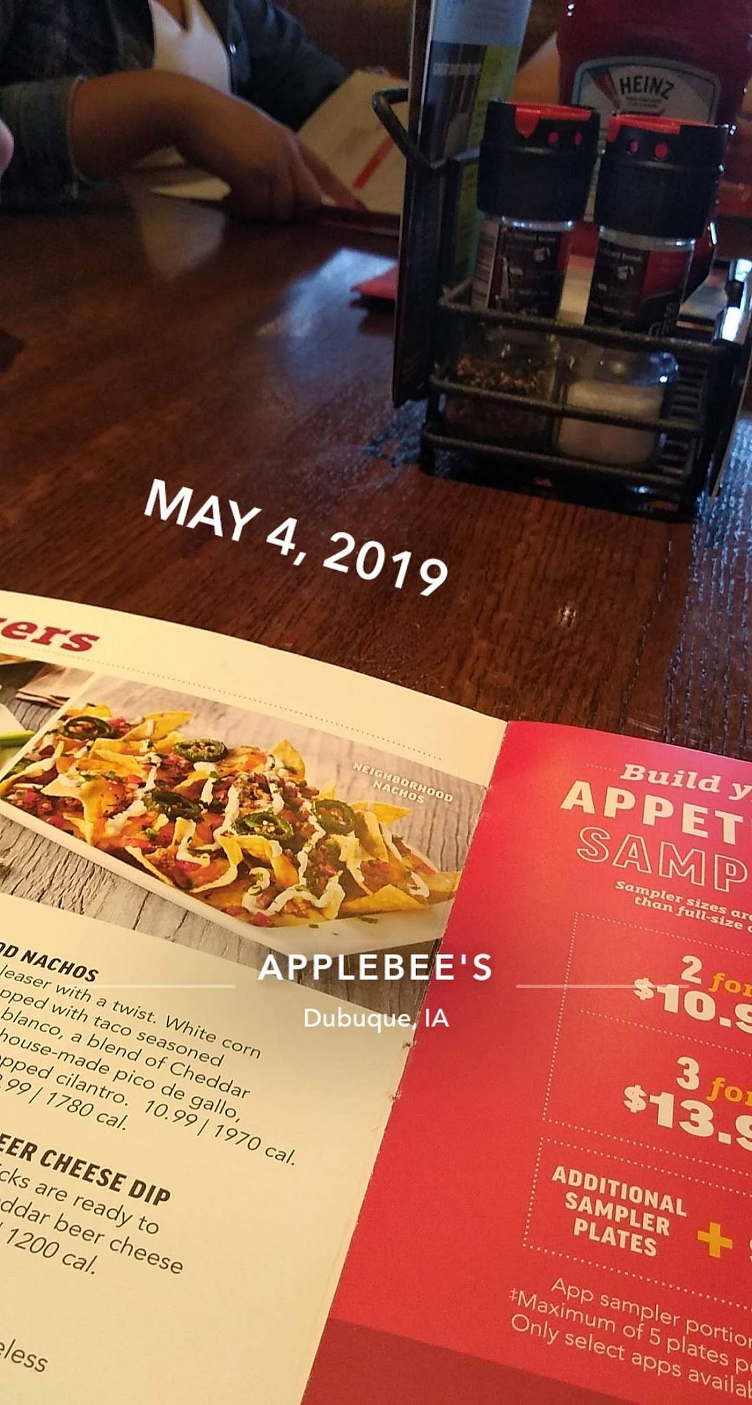 Applebee's Grill + Bar меню