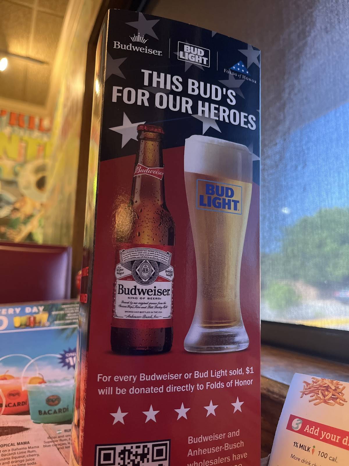 Applebee's Grill + Bar меню