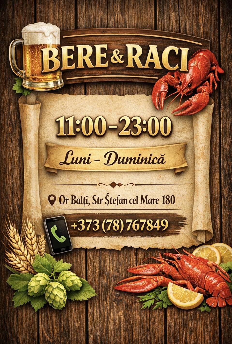 BERE & RACI меню