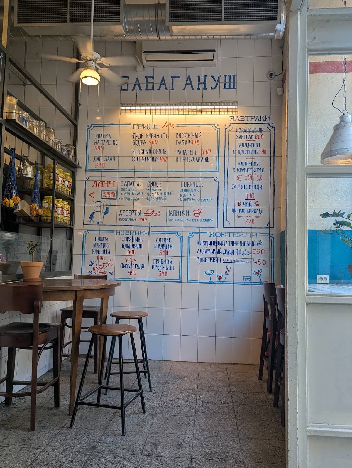 Бабагануш меню