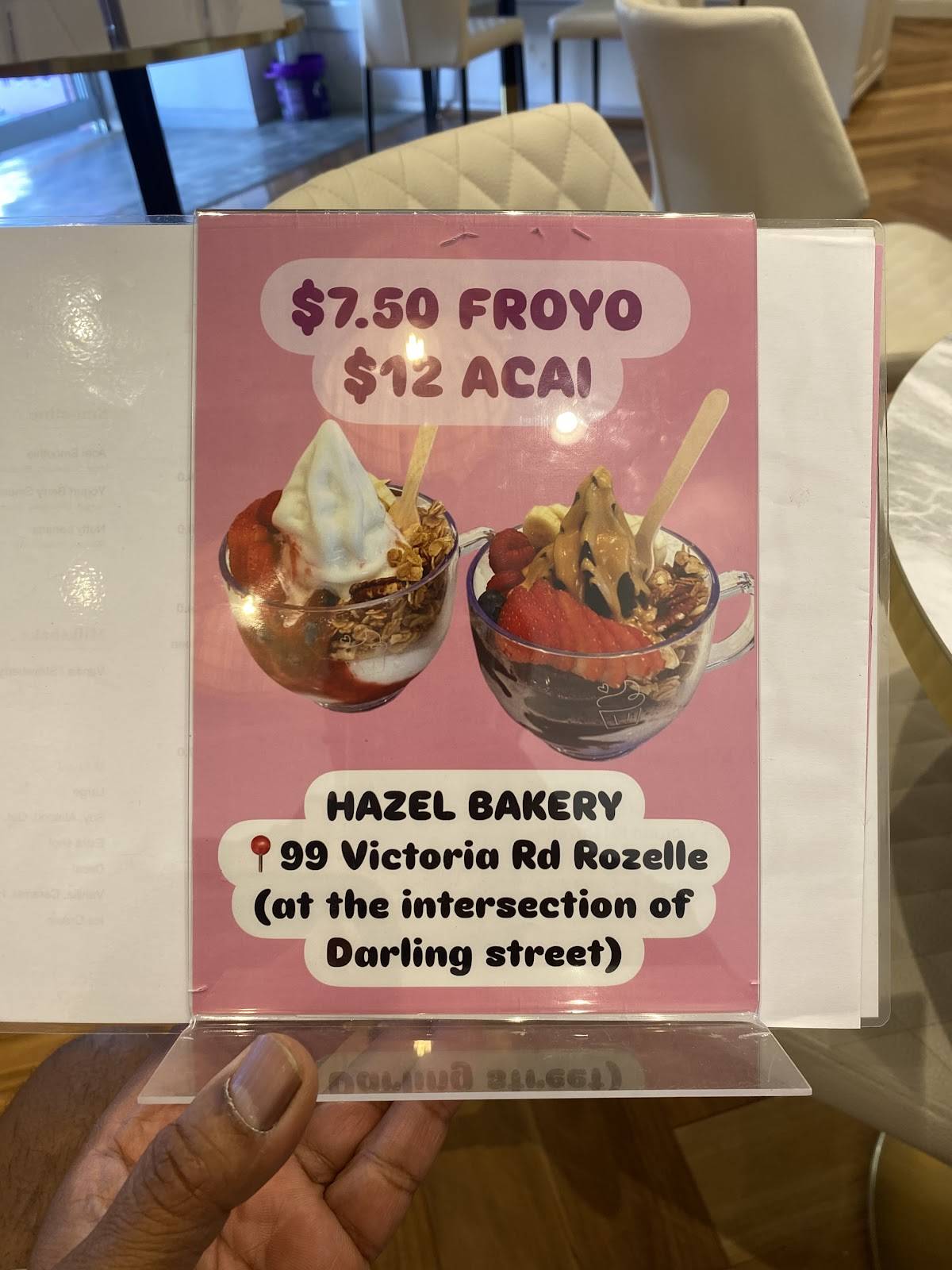 Bakery Cafe Hazel меню