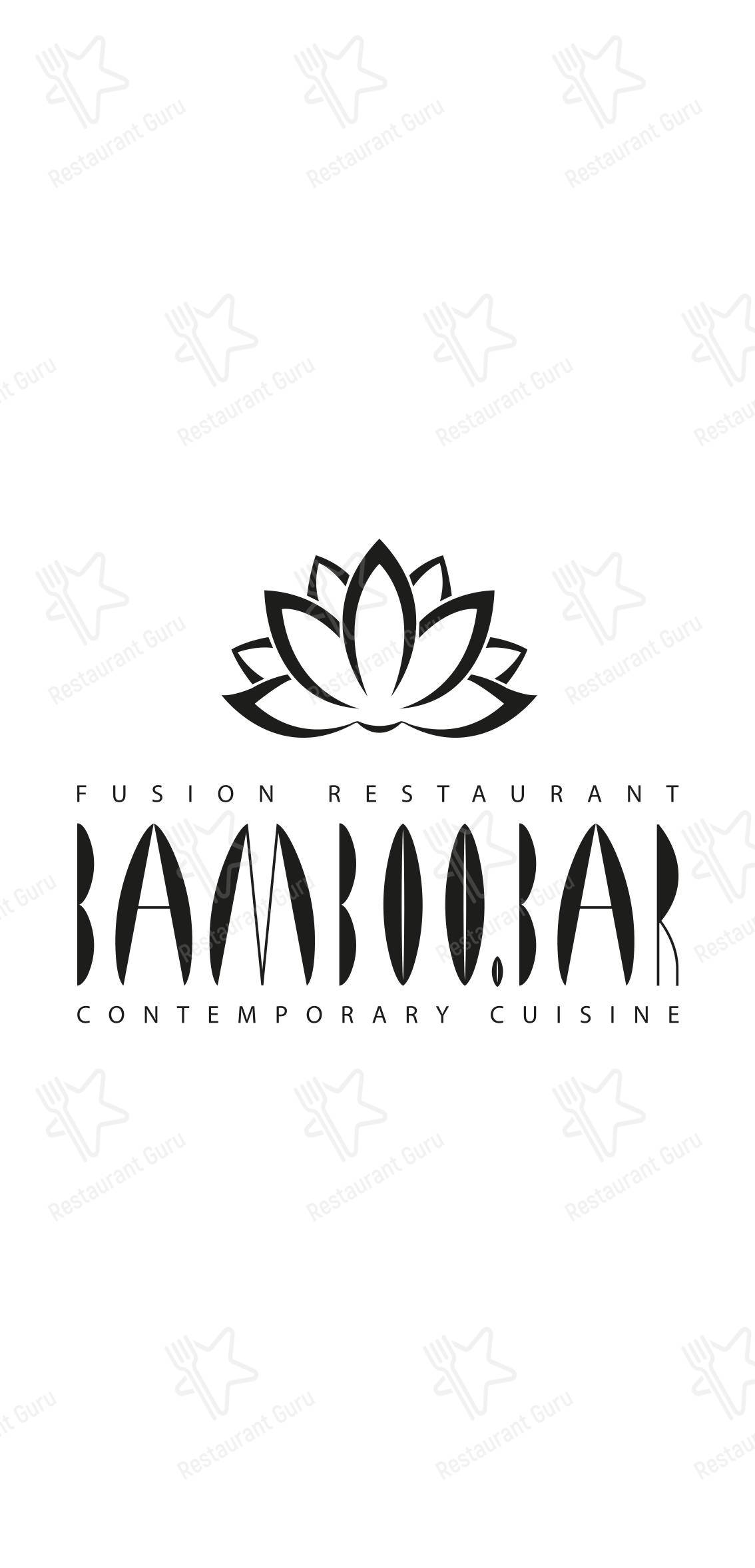 Takeaway Menu ресторана BambooBar в Москве