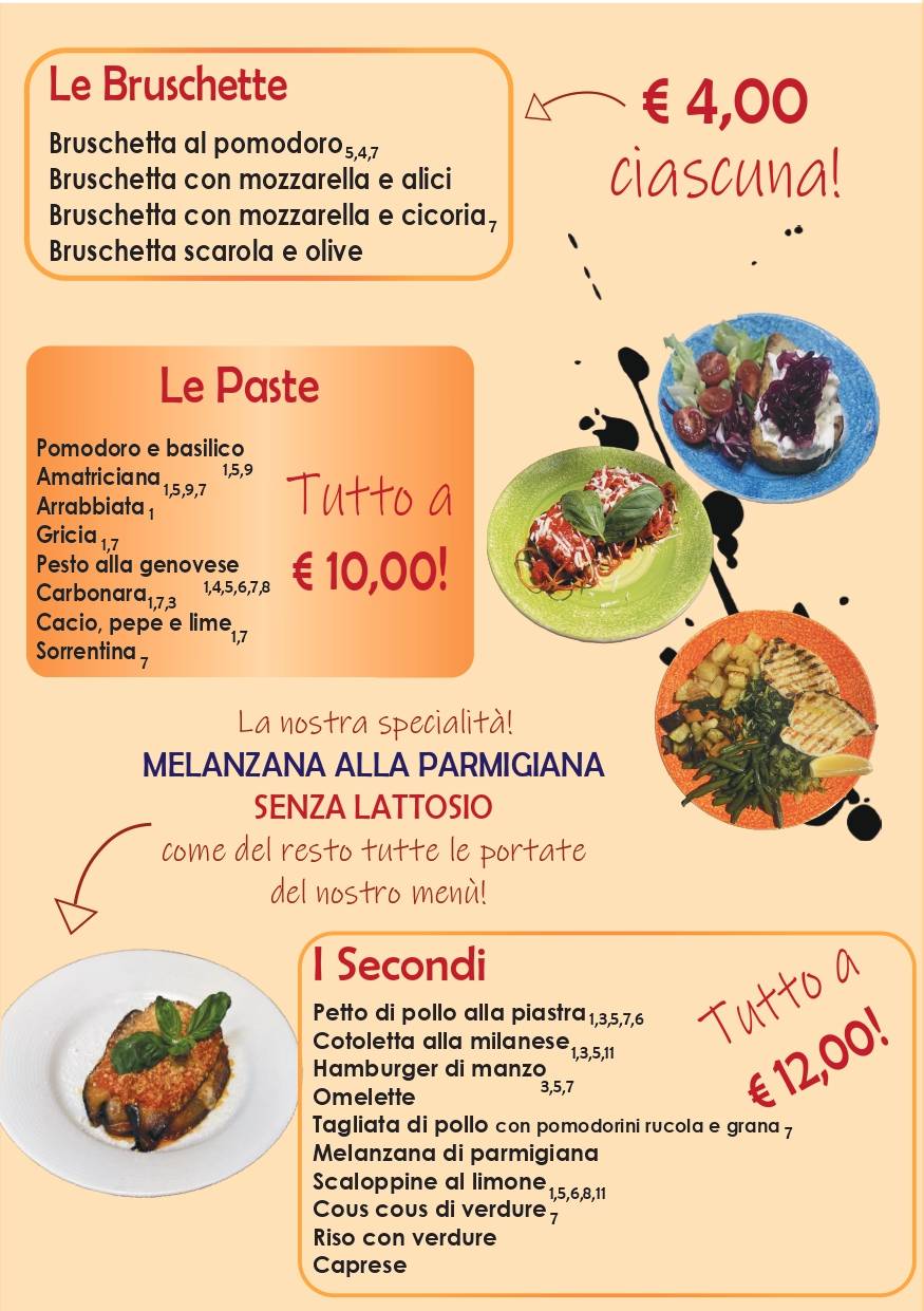 Bar Glorioso bistrot меню