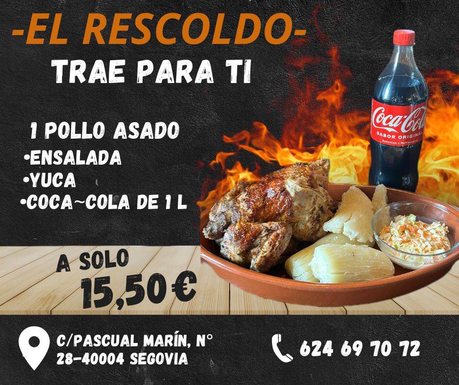 Bar Restaurante El Rescoldo меню