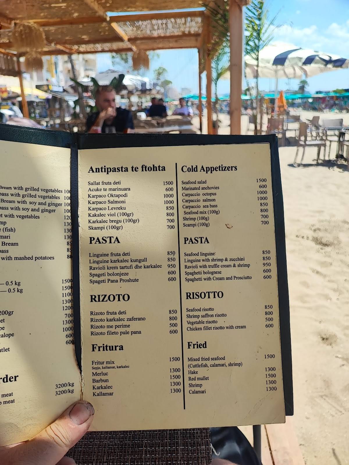 Bar Restorant Select меню