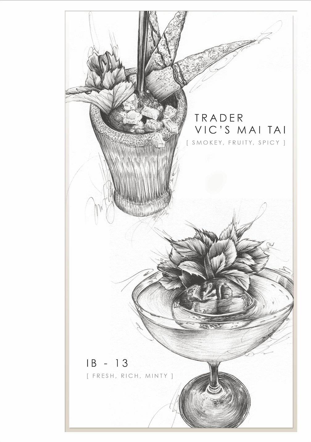 Bar XIII меню
