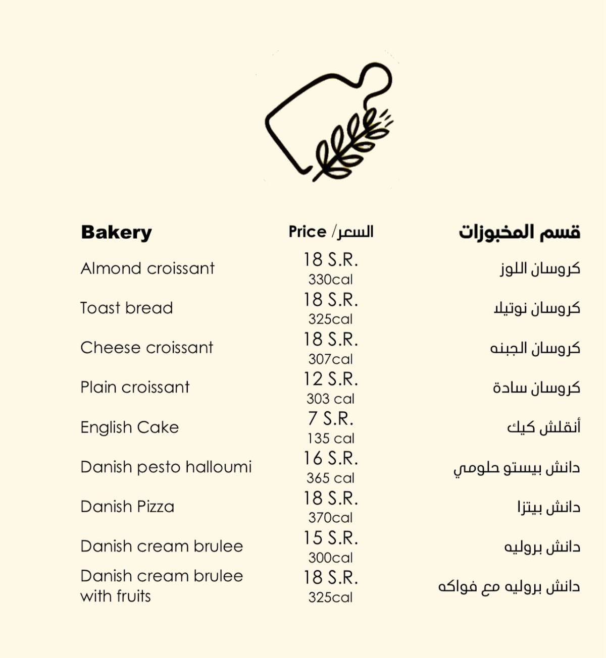 Beanery Cafe меню