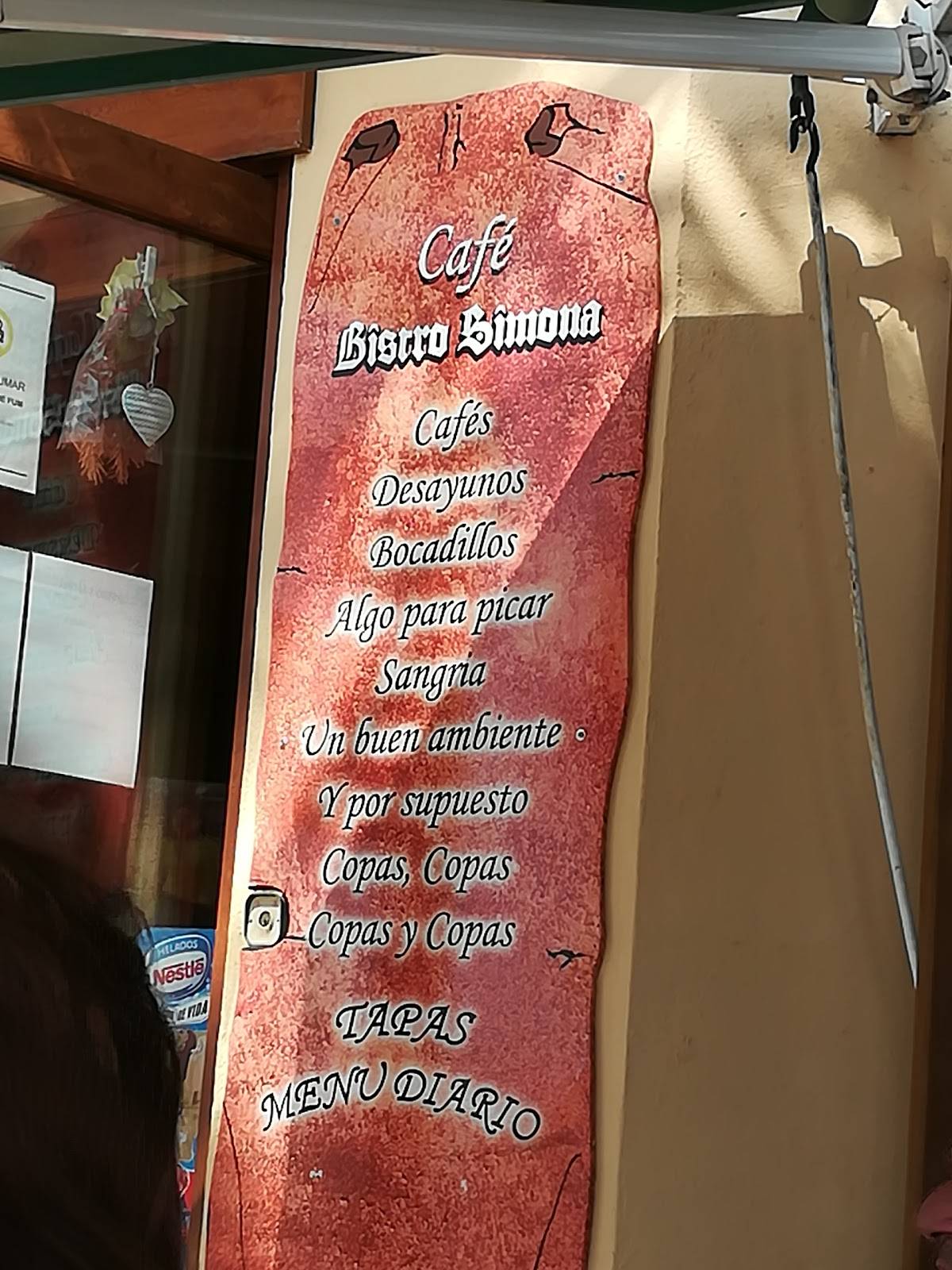 Bistro Simona меню