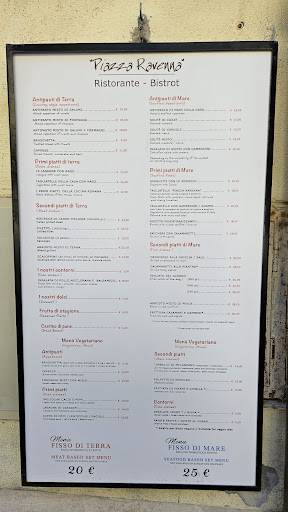 Bistrot "Piazza Ravenna" меню