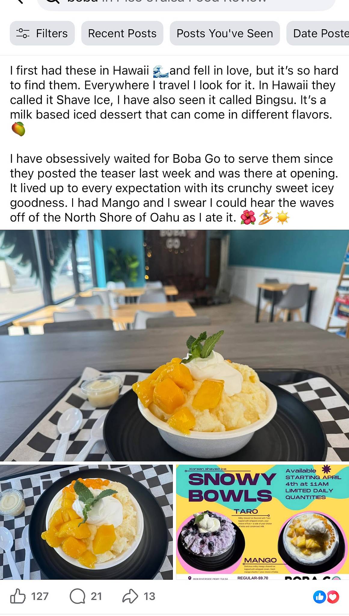 Boba Go меню