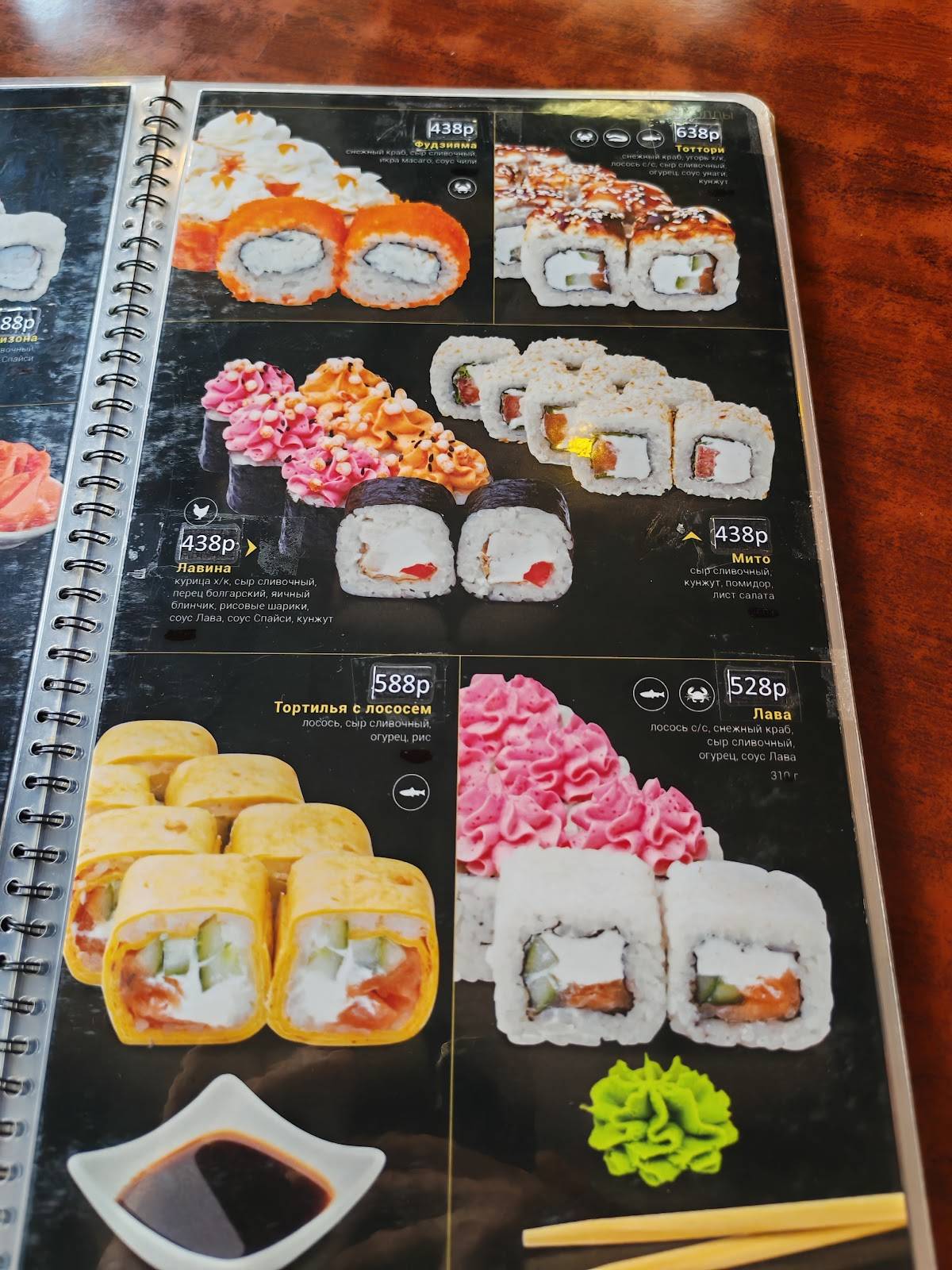 Buffet меню