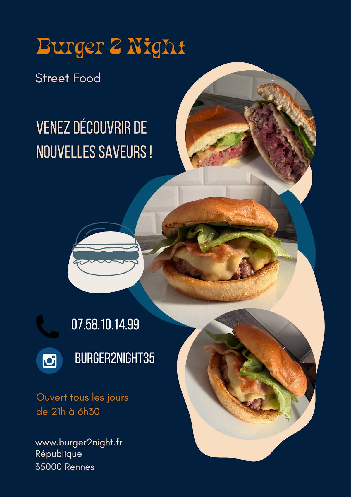 Burger2Night меню