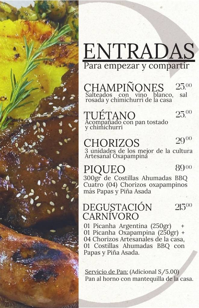 CAPOS GRILL меню
