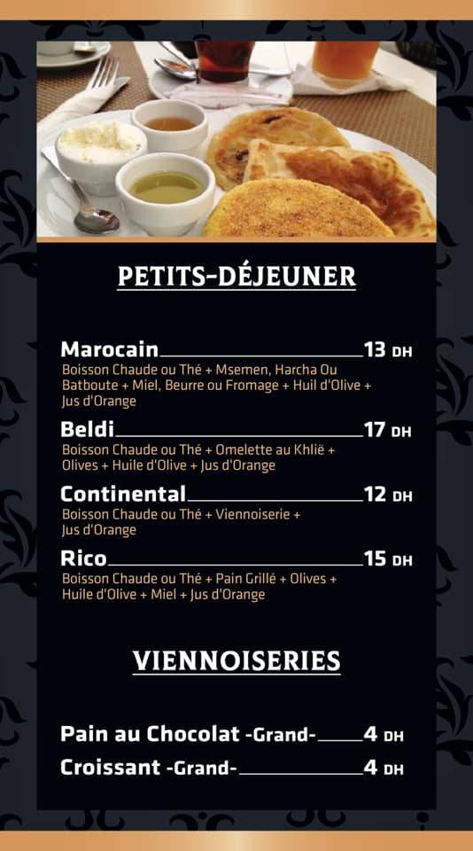 Café Rico Sabor меню