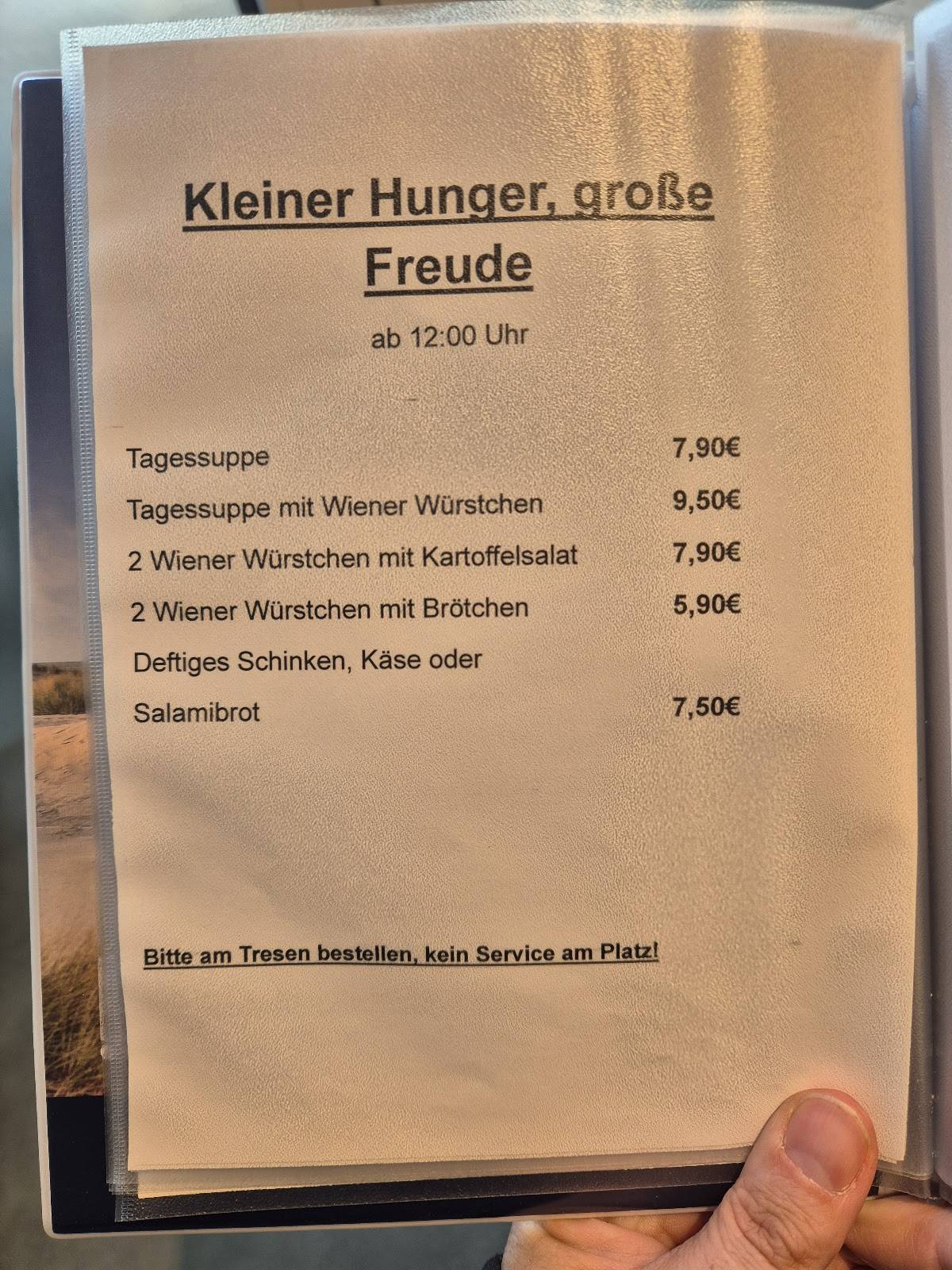 Cafe Gretchen Büsum меню