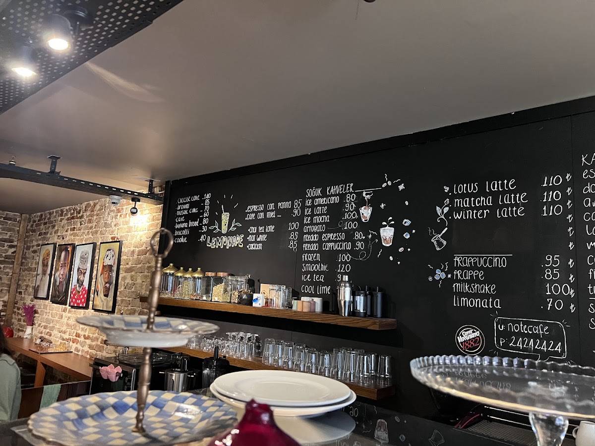 Cafe Note меню