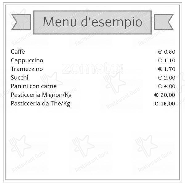 Caffè Colle меню