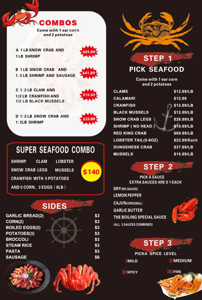Cajun Express меню