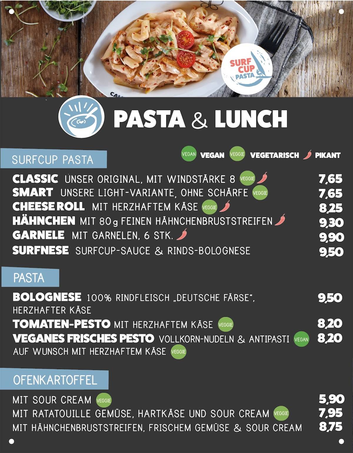 Campus Suite - Frühstück, Kaffee, Lunch меню