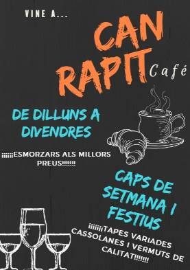 Can Ràpid меню