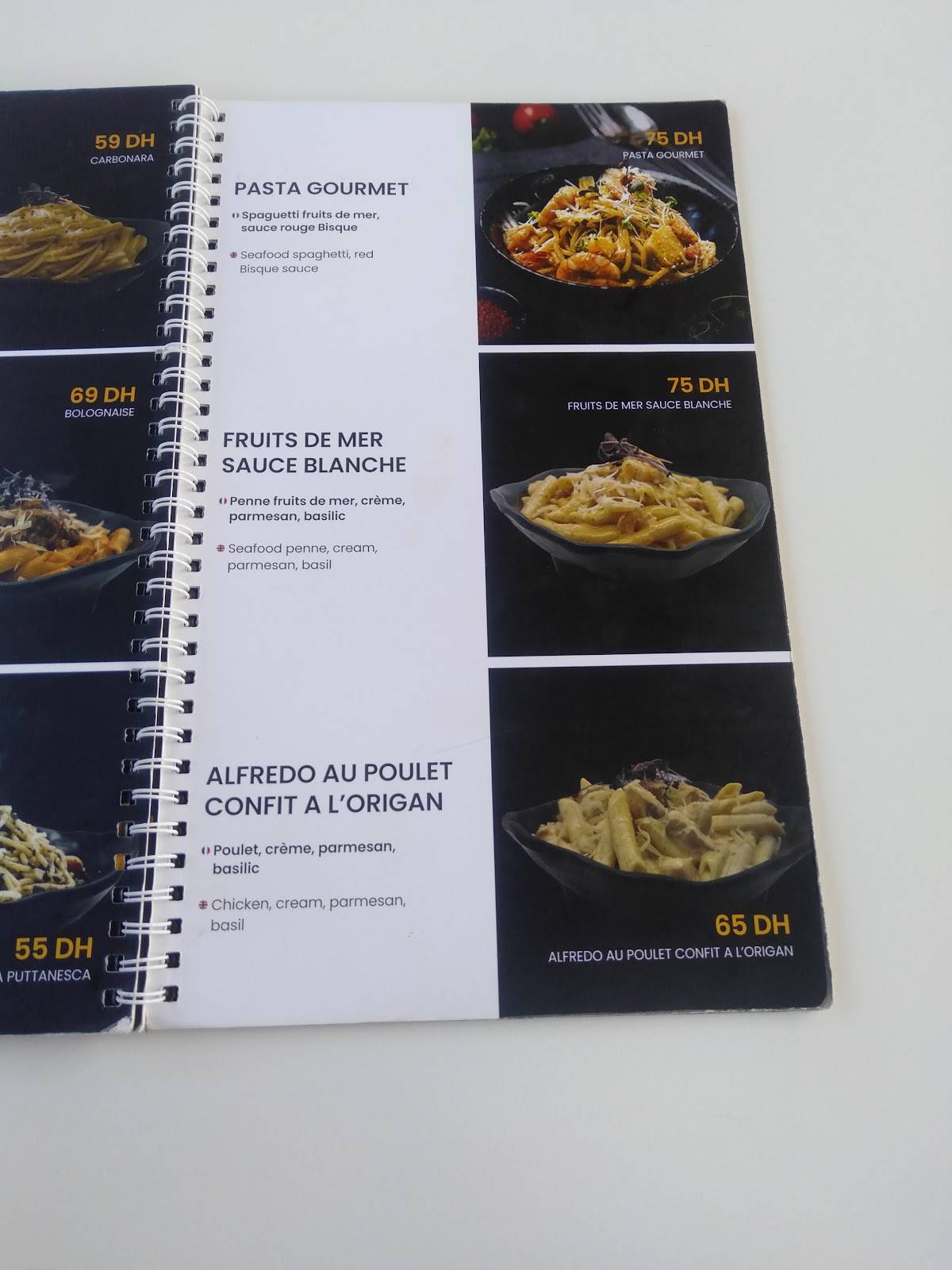 Cap Gourmet меню