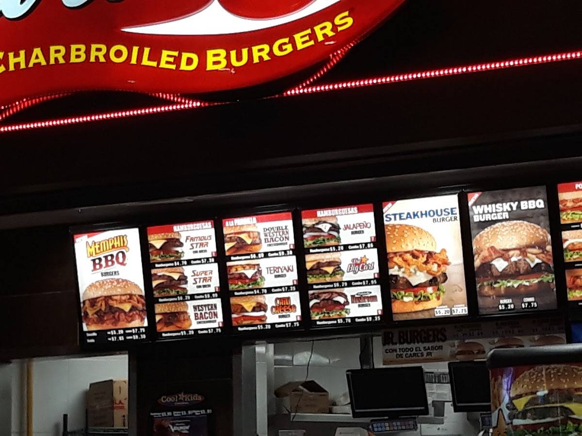 Carl's Jr. C.C. Riocentro Entre Ríos меню