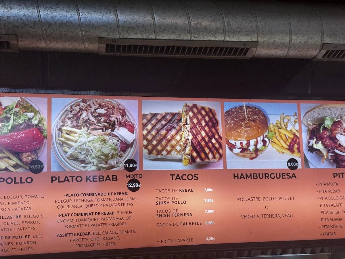 Casa Turca Doner Kebab меню