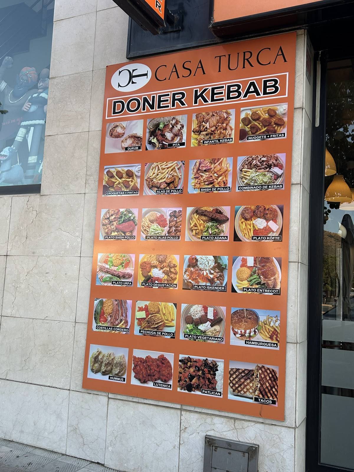 Casa Turca Doner Kebab меню